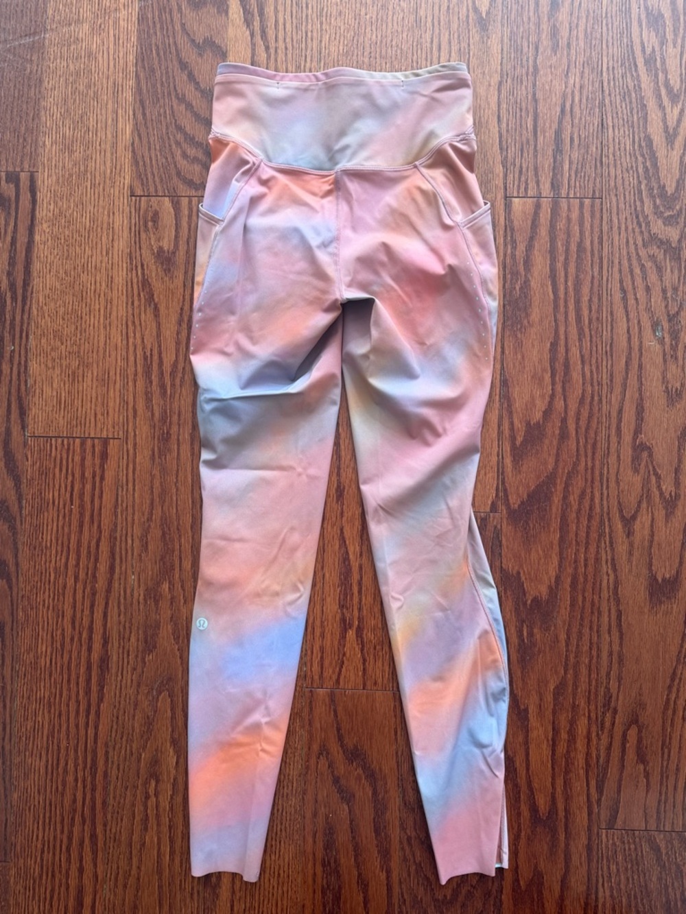 Lululemon Fast & Free HR 28” 5 Pocket Tights Leggings Sz 6 Chroma Drift Multi! - Picture 6 of 8